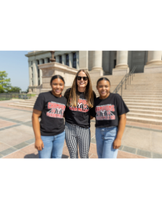 After the 2023-2024 season, the varsity track teams were awarded  with a visit to the State Capital after winning their conference tournament in back to back years. Two athletes take a moment to share a last goodbye with Coach Martin as they head to high school. "This is one of the most athletic group of girls I've seen in awhile," said Martin.